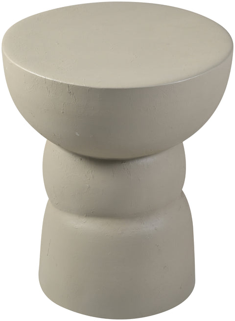 Sage Taupe Aluminum End Table, 1 Piece