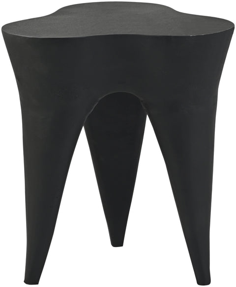 Vale Black Aluminum End Table, 1 Piece
