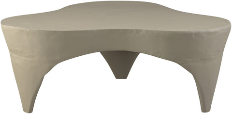 Vale Taupe Aluminum Coffee Table, 1 Piece