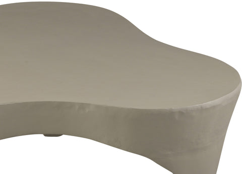 Vale Taupe Aluminum Coffee Table, 1 Piece