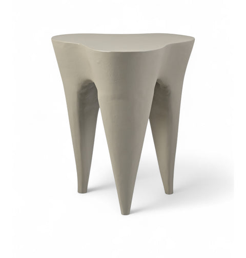 Vale Taupe Aluminum End Table, 1 Piece