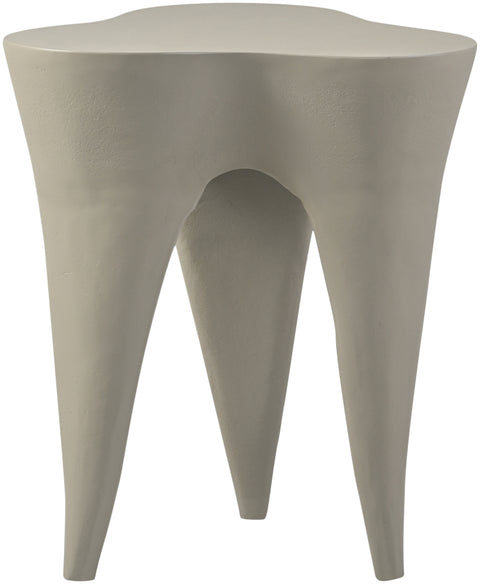 Vale Taupe Aluminum End Table, 1 Piece