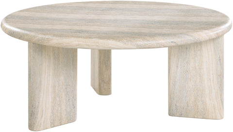 Urban Natural Concrete And Fiberglass Indoor / Outdoor Coffee Table, 1 Piece