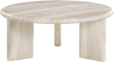 Urban Natural Concrete And Fiberglass Indoor / Outdoor Coffee Table, 1 Piece