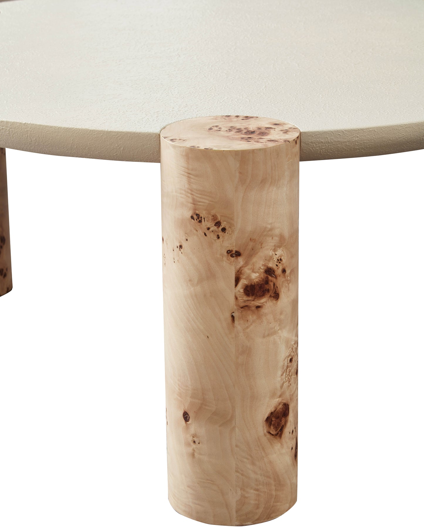 valley natural burl wood coffee table