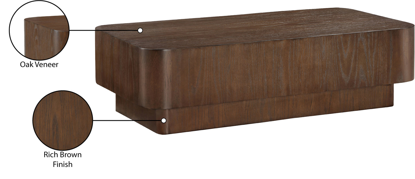 gatsby brown coffee table