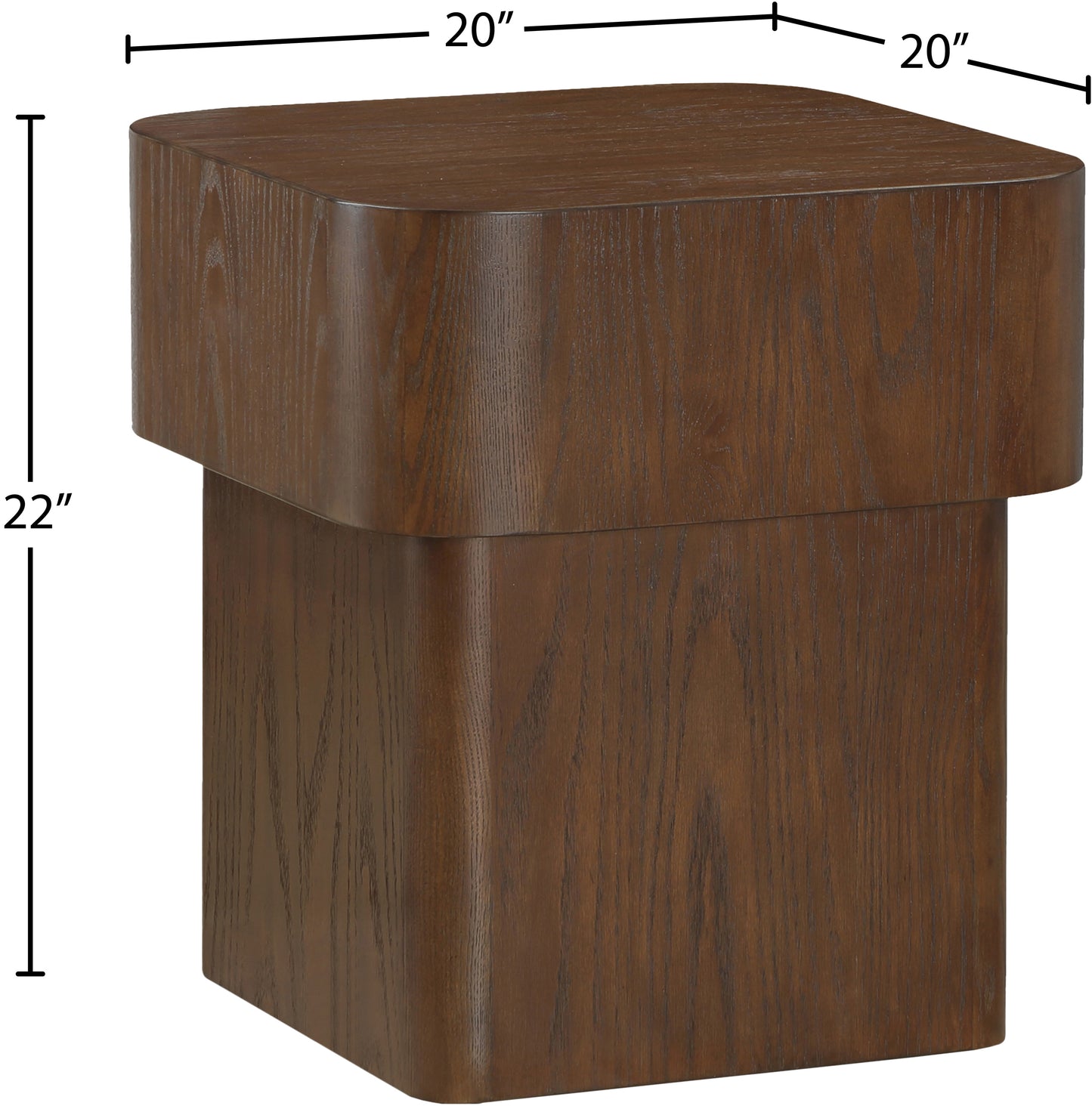 gatsby brown end table