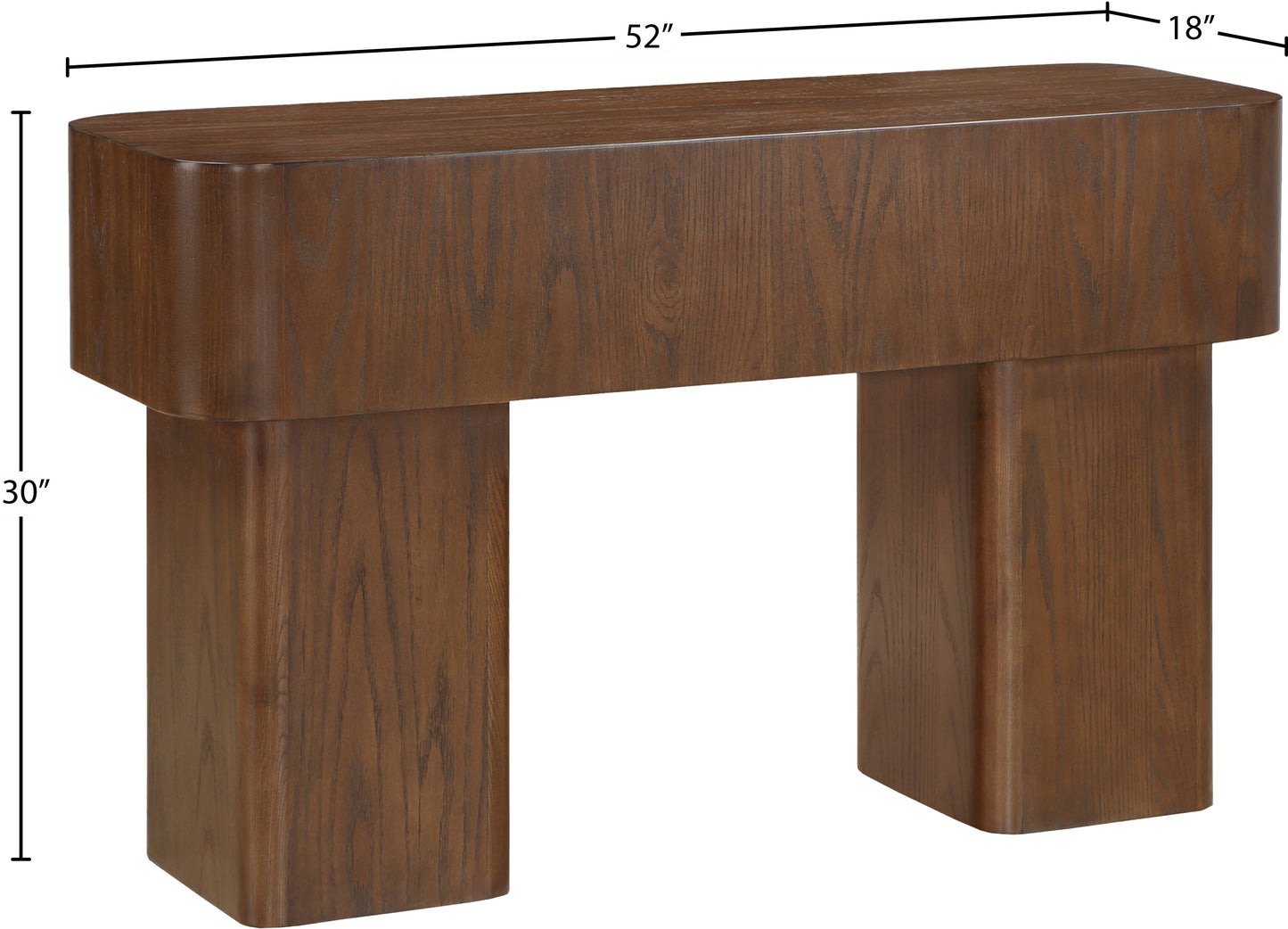 gatsby brown console table