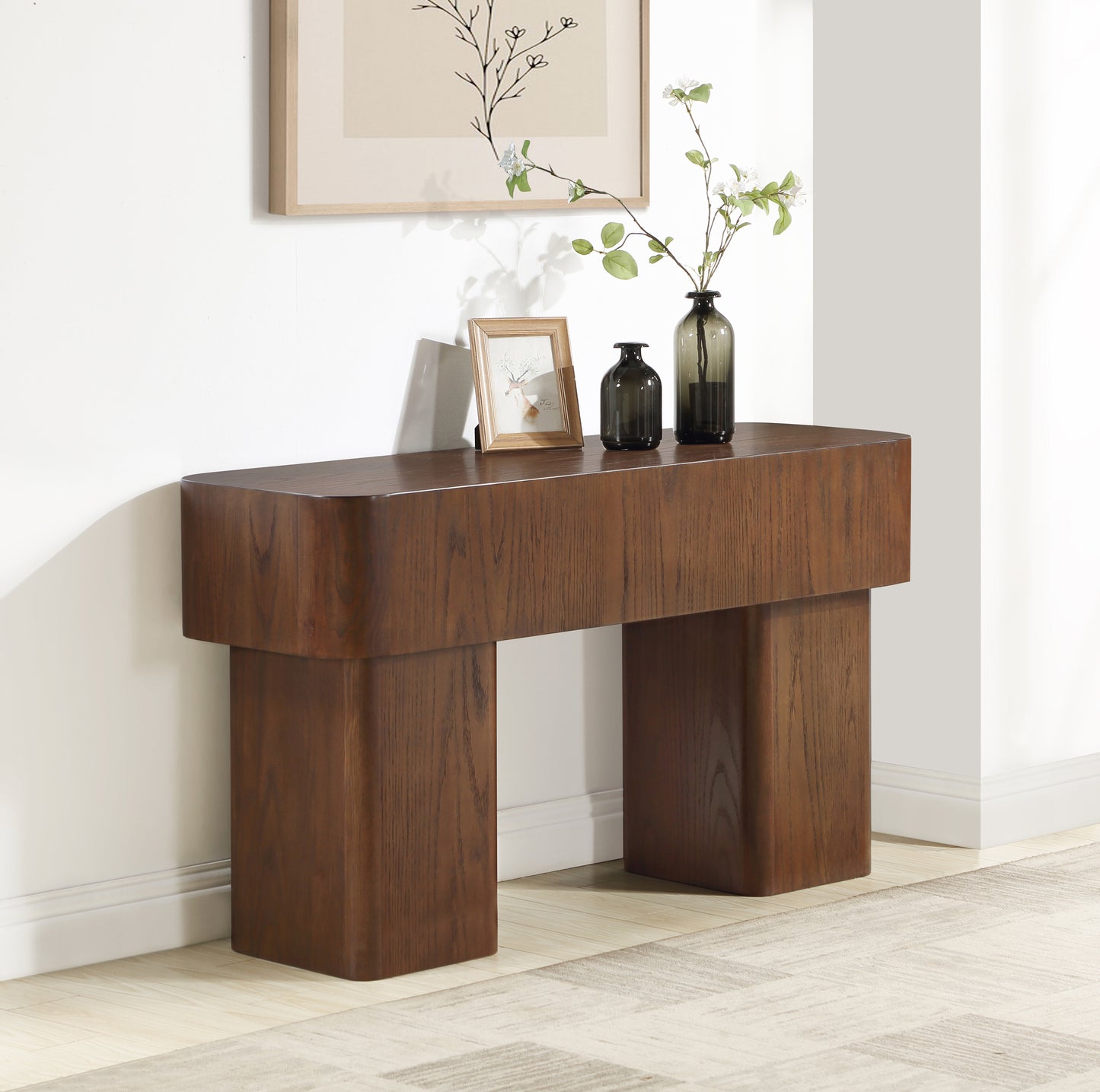 gatsby brown console table