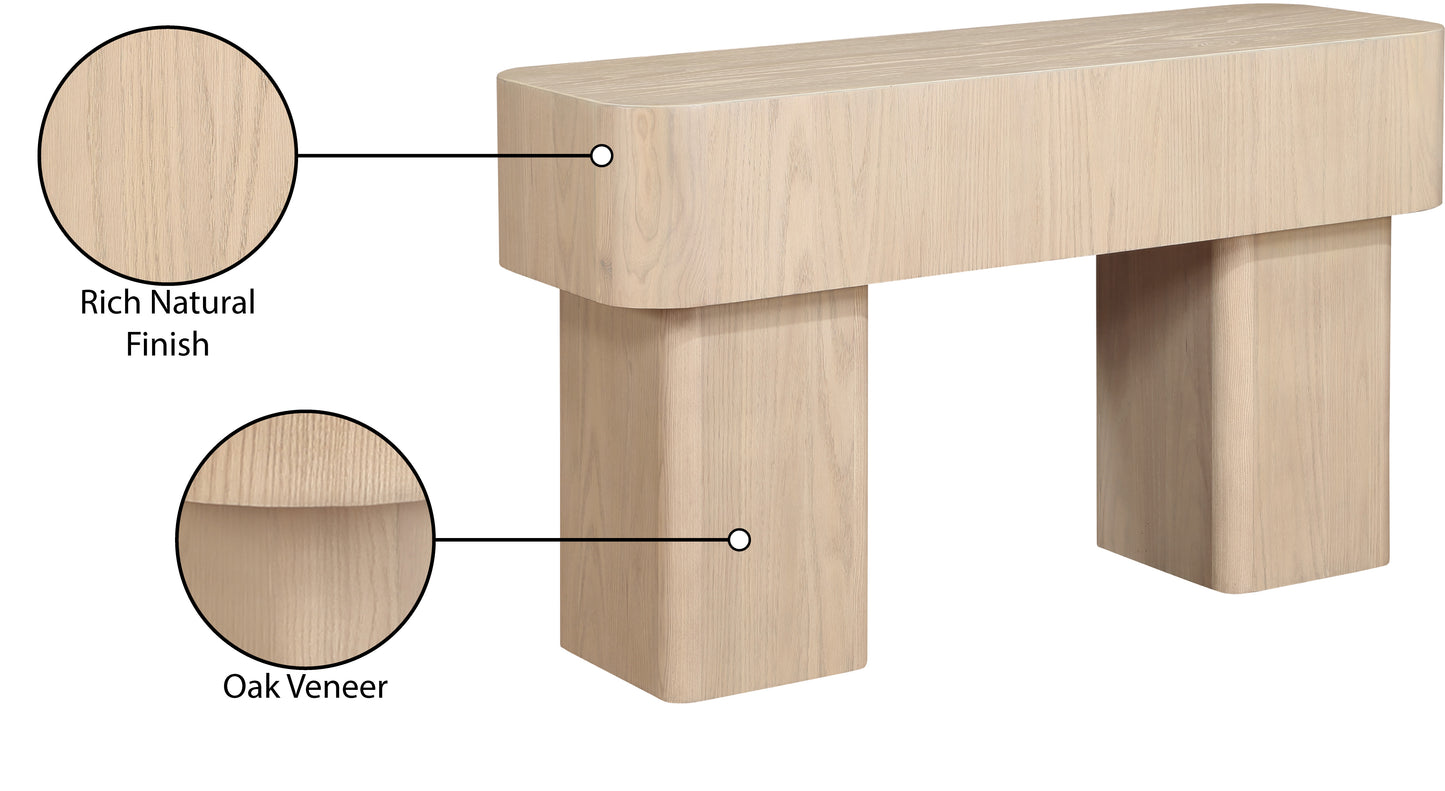 gatsby natural console table