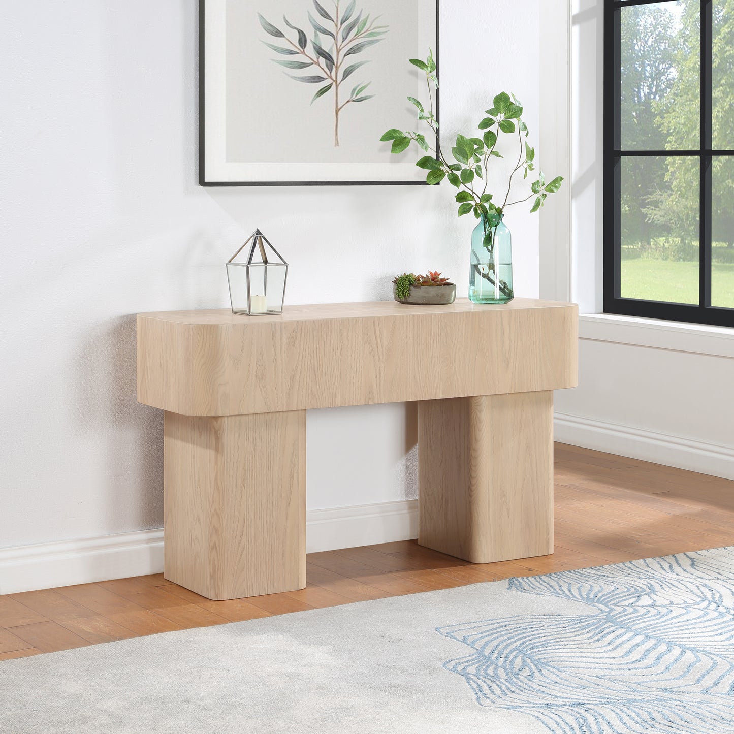 gatsby natural console table