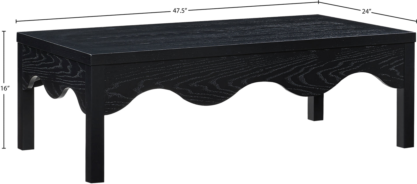 veranda black coffee table