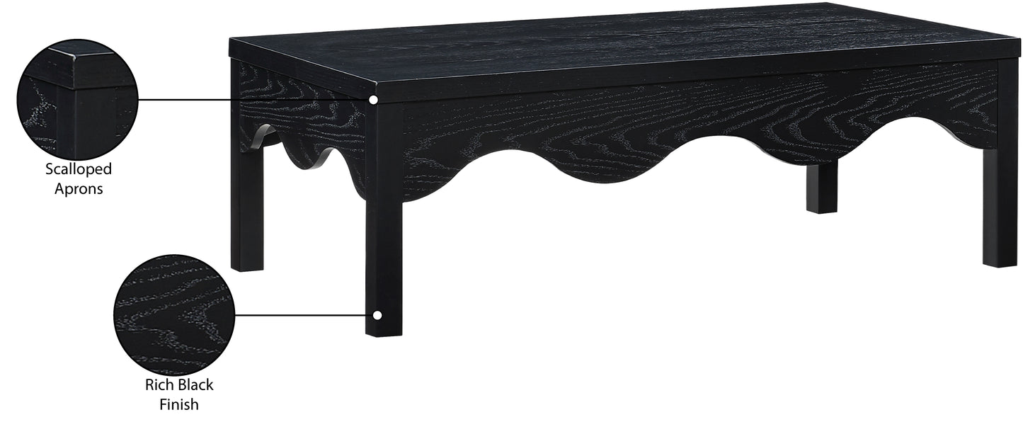 veranda black coffee table