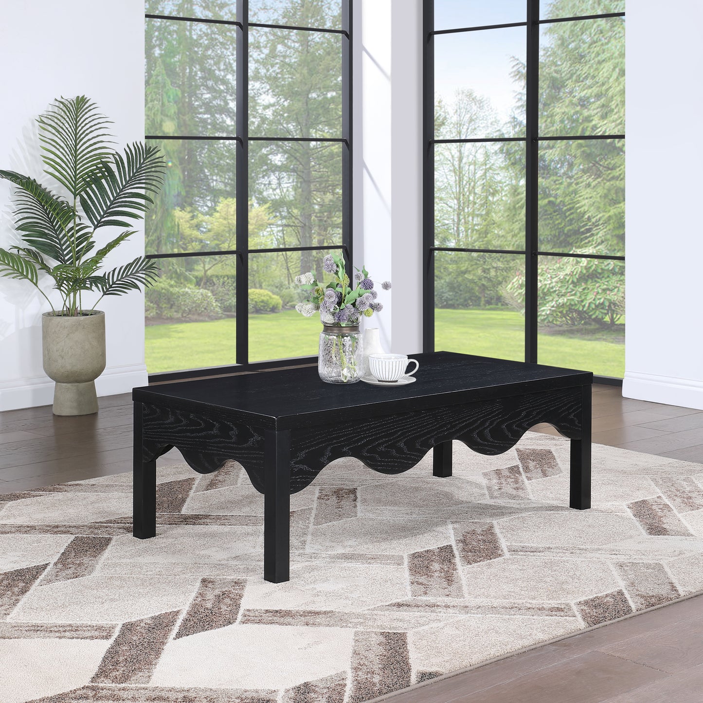 veranda black coffee table