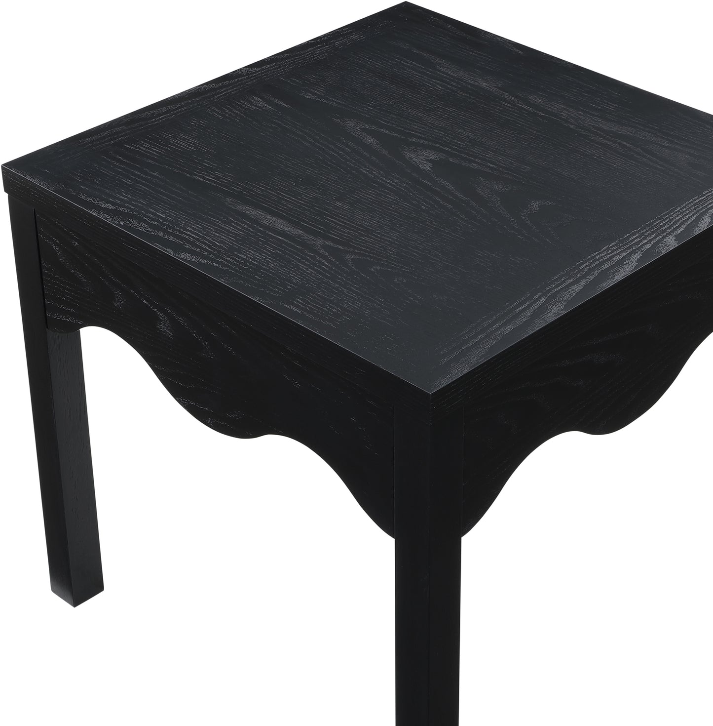 veranda black end table