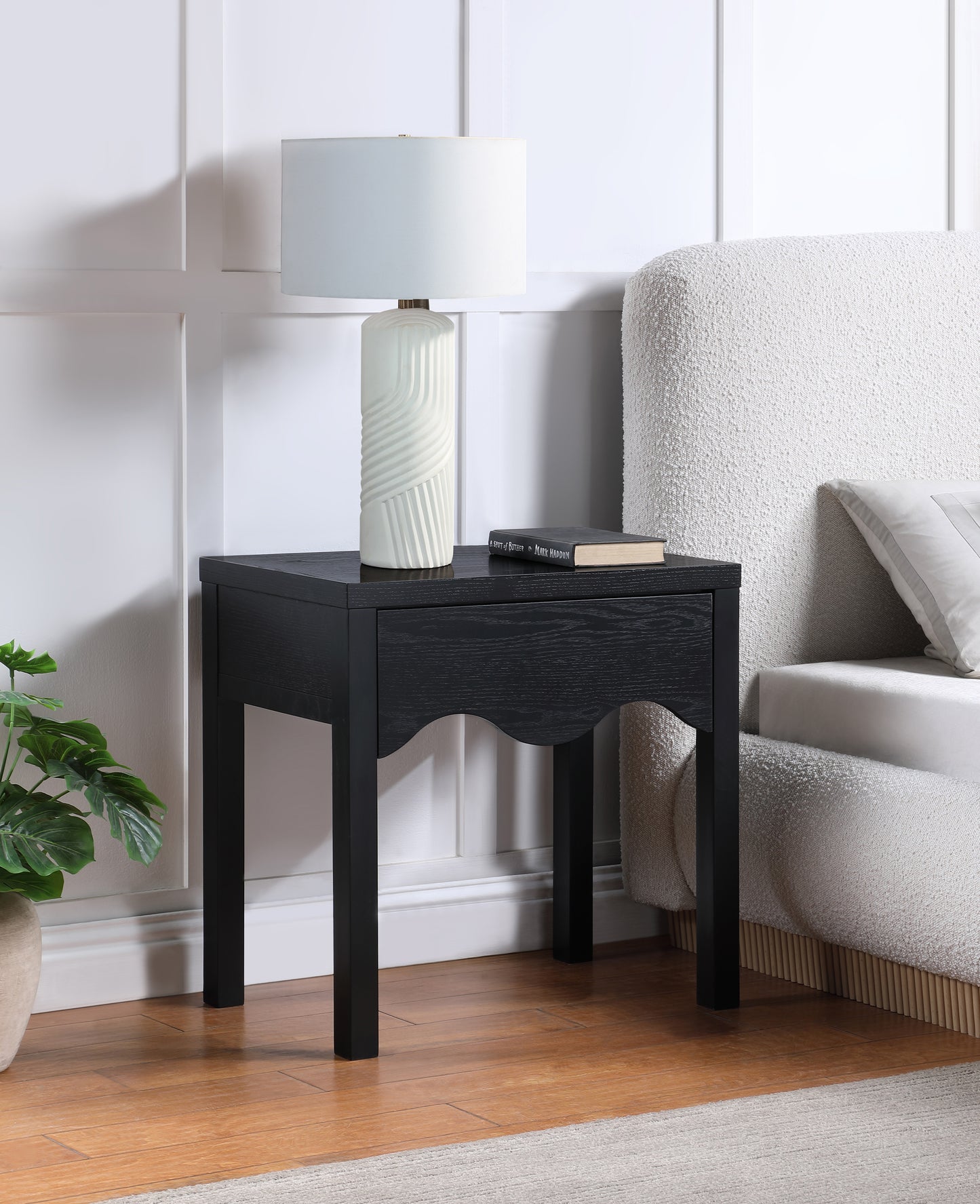 veranda black night stand