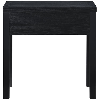 Veranda Black Night Stand