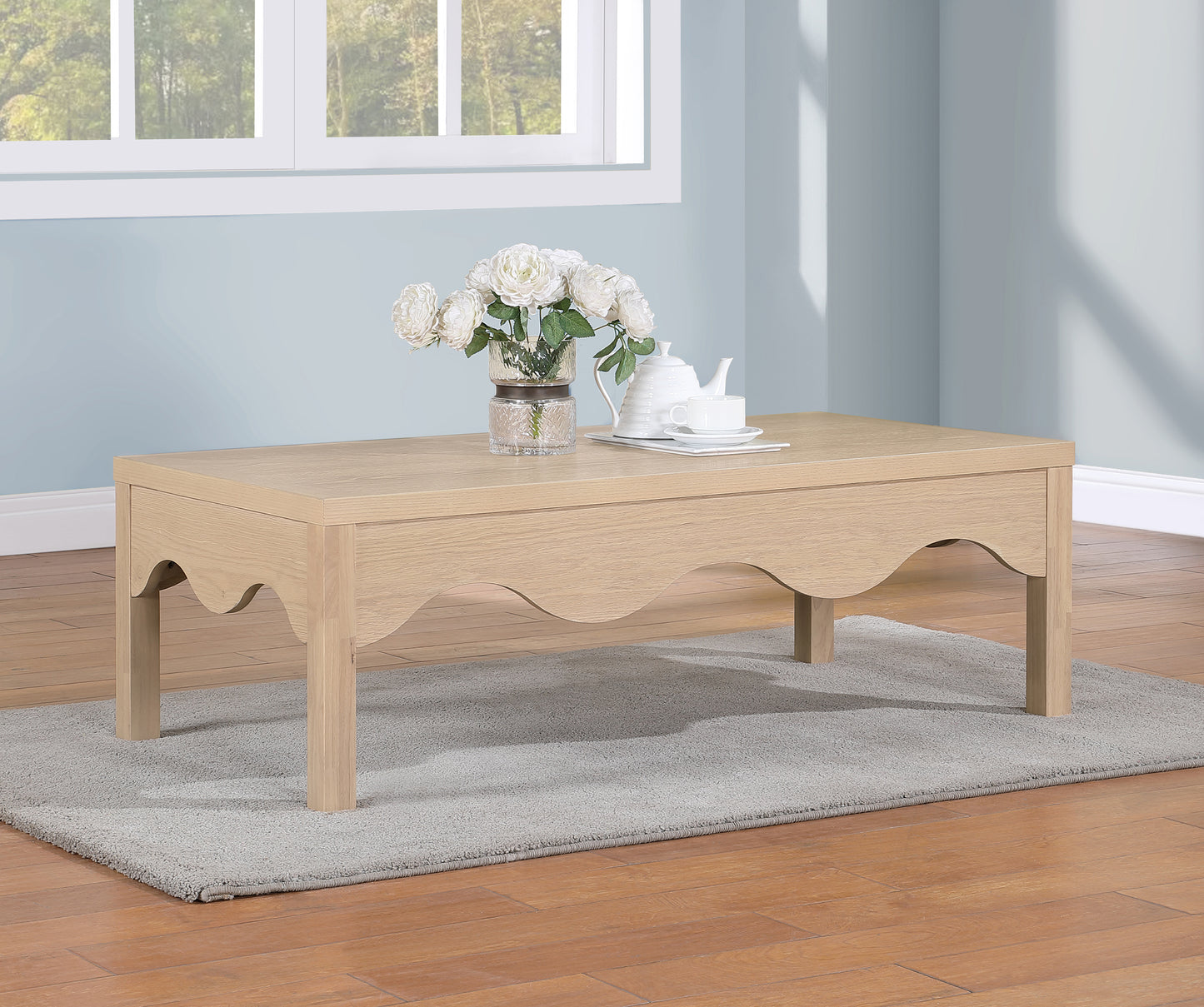 veranda natural coffee table