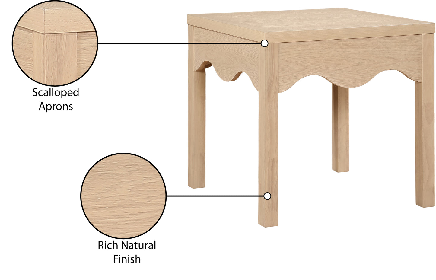 veranda natural end table