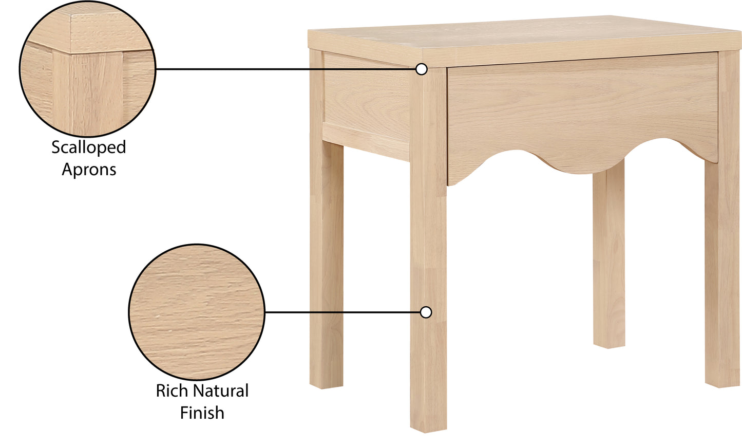 veranda natural night stand