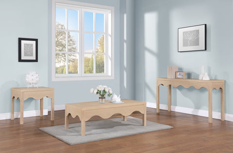 Zadie 26" Natural Oak Veneer Nightstand, 1 Piece