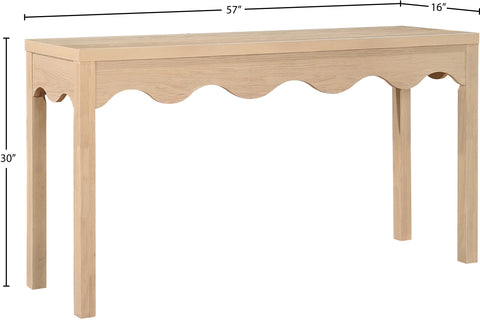 Veranda Natural Console Table