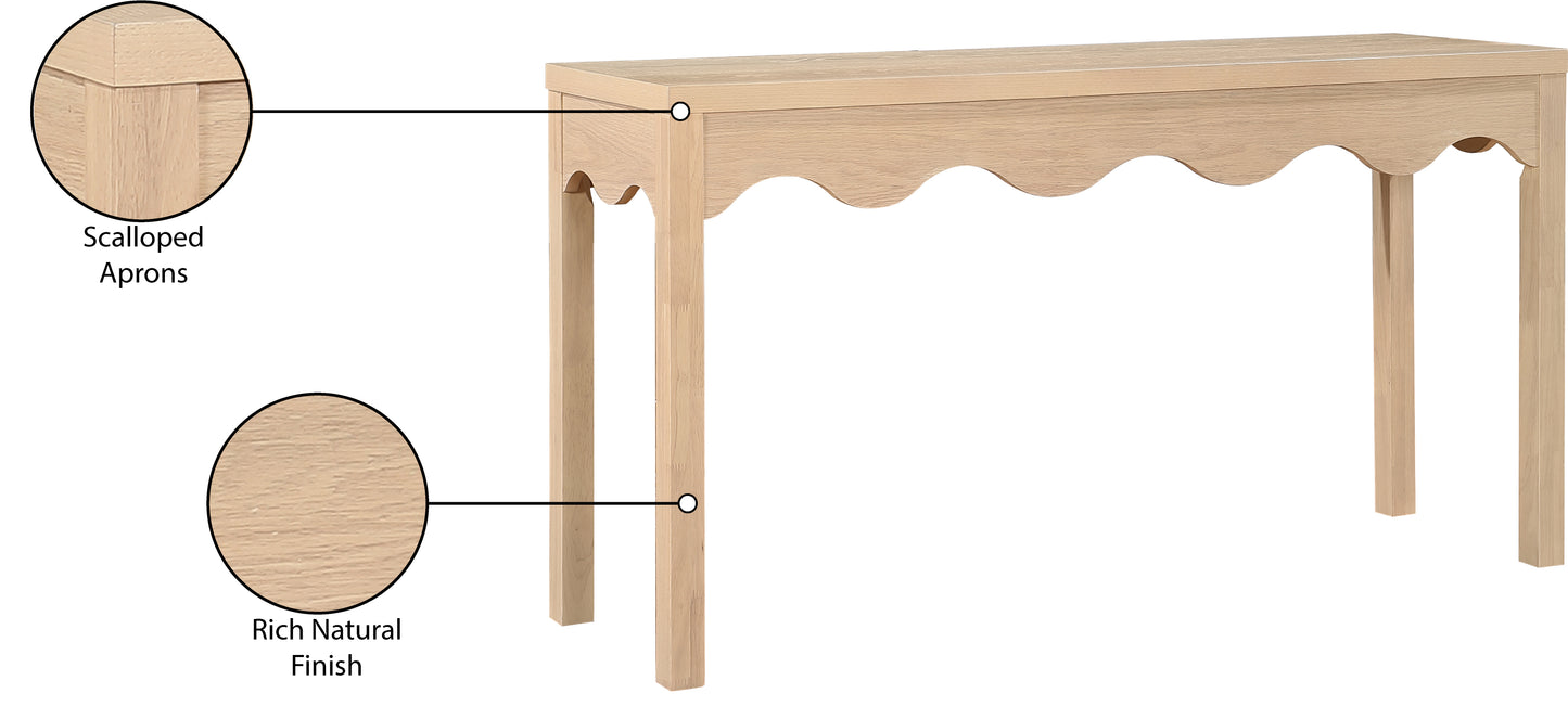 veranda natural console table