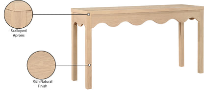 Veranda Natural Console Table