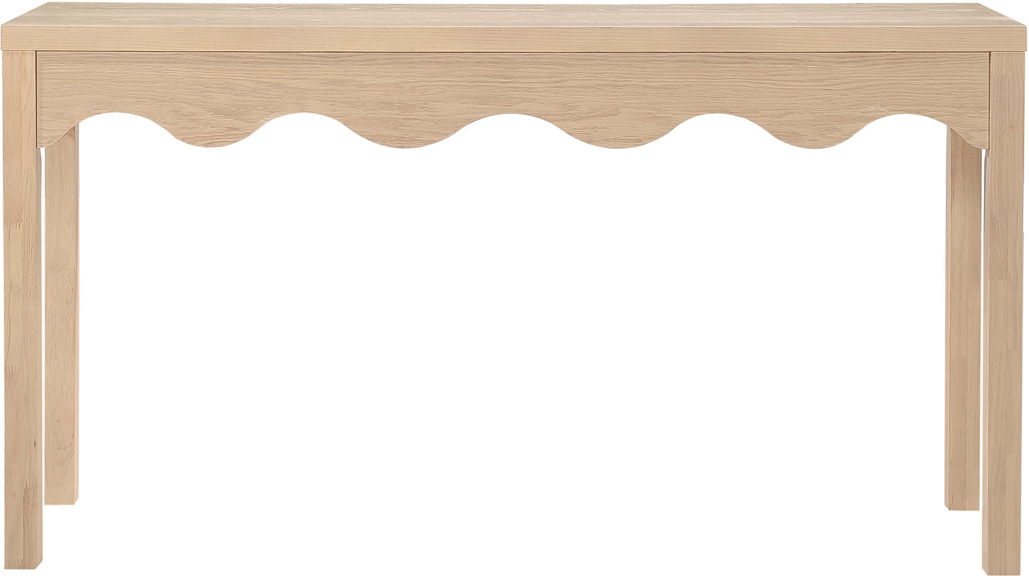 veranda natural console table