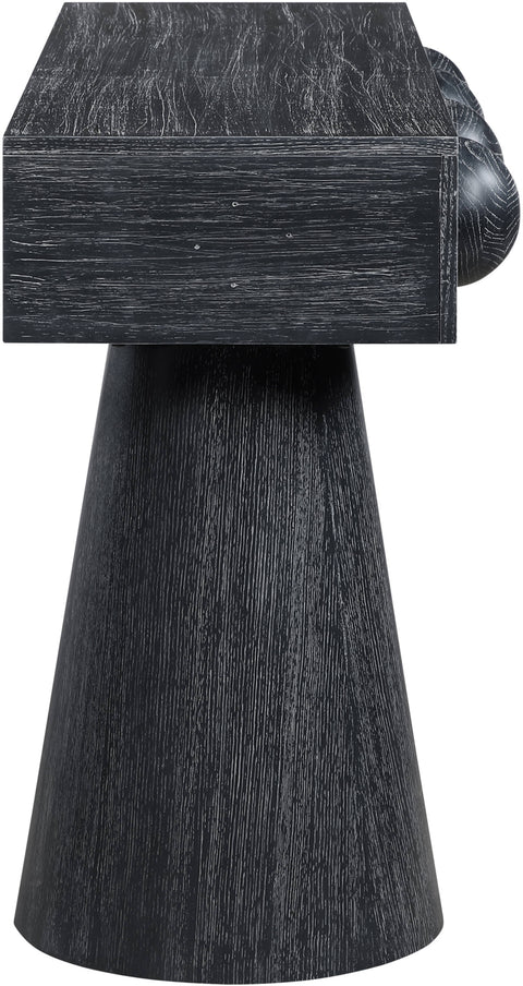 Jolie Black Oak Veneer Console Table, 1 Piece