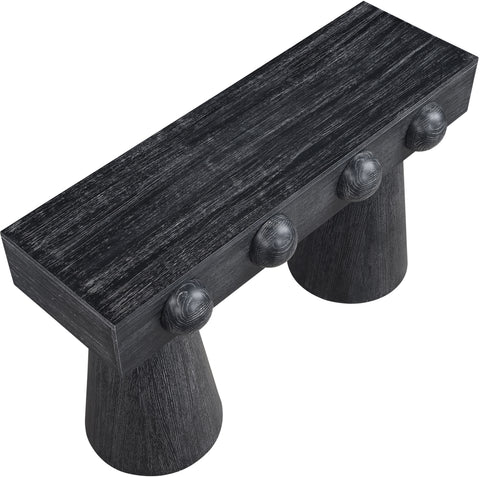 Jolie Black Oak Veneer Console Table, 1 Piece