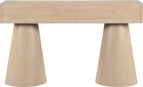 Jolie Natural Oak Veneer Console Table, 1 Piece