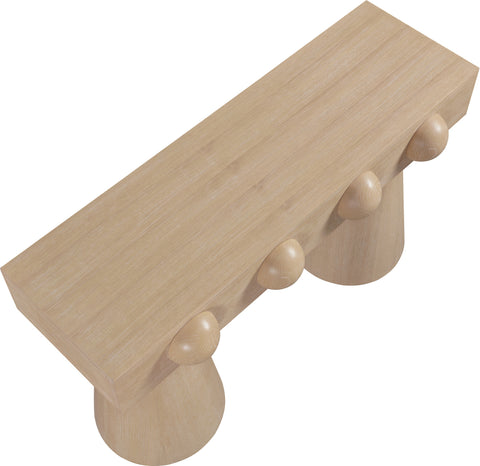 Jolie Natural Oak Veneer Console Table, 1 Piece