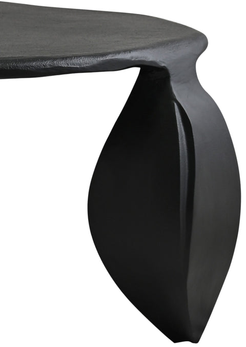 Nova Black Aluminum Coffee Table, 1 Piece