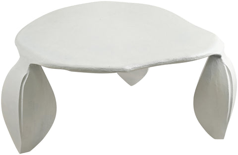 Nova Cream Aluminum Coffee Table, 1 Piece