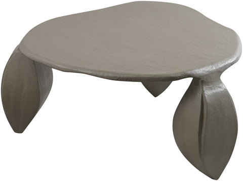 Nova Taupe Aluminum Coffee Table, 1 Piece