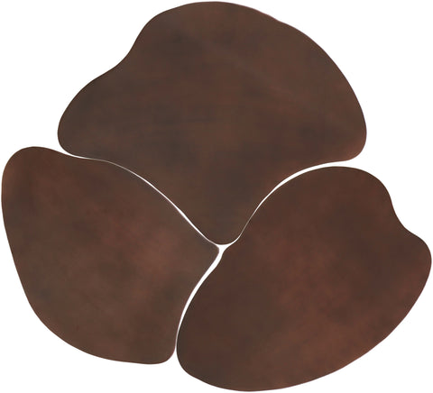 Noelle Brown Iron Coffee Table, 1 Piece