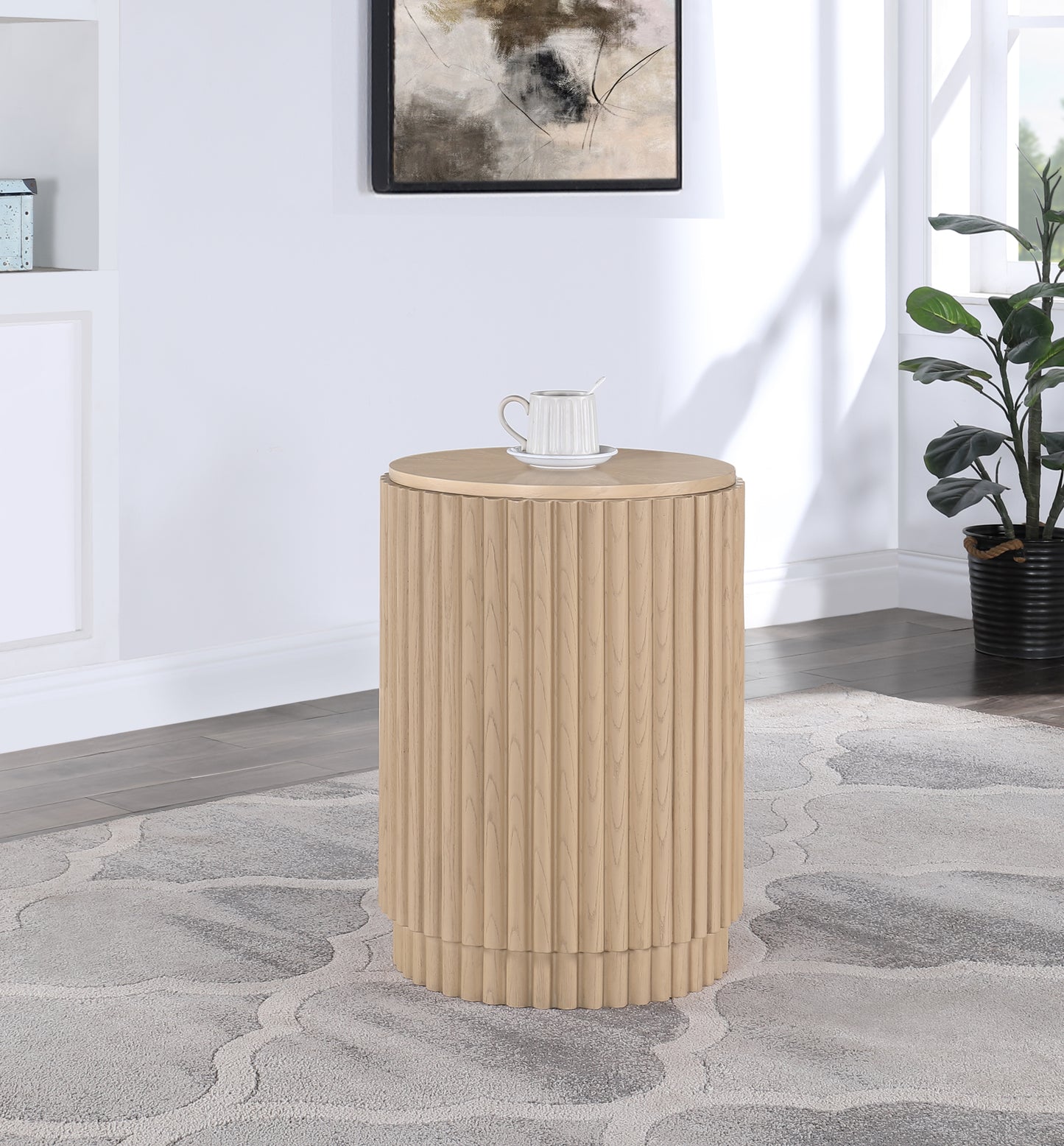 bowie natural end table