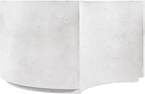 Faye White Concrete Indoor/Outdoor Coffee Table, 1 Piece (Style 2)