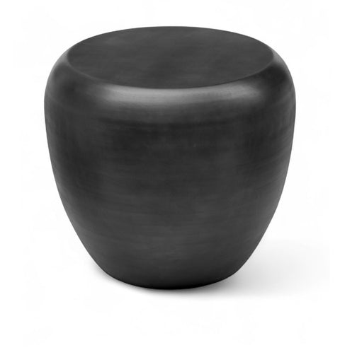 Opal Black Aluminum End Table, 1 Piece