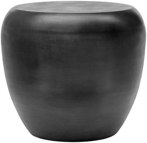 Opal Black Aluminum End Table, 1 Piece