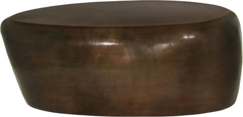 Opal Brown Aluminum Coffee Table, 1 Piece