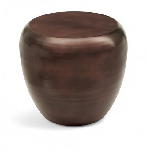 Opal Brown Aluminum End Table, 1 Piece