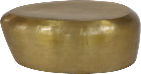 Opal Gold Aluminum Coffee Table, 1 Piece