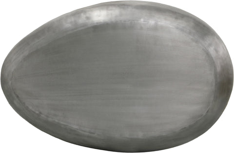 Opal Silver Aluminum Coffee Table, 1 Piece