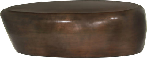 Opal Brown Aluminum Coffee Table, 1 Piece (Style 2)