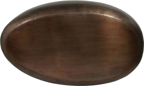 Opal Brown Aluminum Coffee Table, 1 Piece (Style 2)