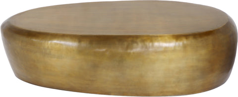 Opal Gold Aluminum Coffee Table, 1 Piece (Style 2)