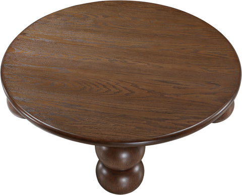 Isolde Brown Solid Wood And Oak Veneer Coffee Table, 1 Piece