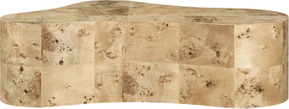 Arlington Natural Burl Wood Coffee Table